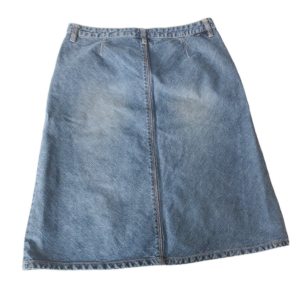 Unionbay A Line Midi Denim Skirt Size 9 - Picture 2 of 7